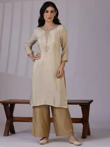 W Women Thread Work Kurta