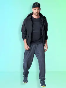 HRX by Hrithik Roshan Men Hooded Solid Casual Windcheater Sporty Jacket