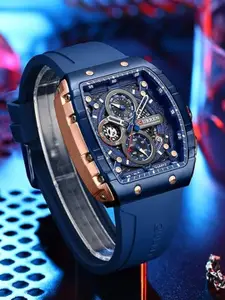 Curren Men Brass Printed Dial & Wrap Around Straps Analogue Watch CR-8442