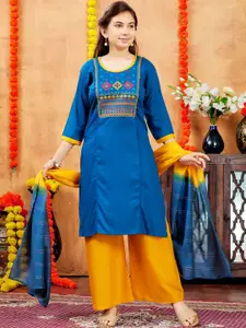 Aarika Girls Mirror Work Kurta