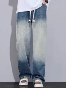 StyleCast Men Wide Leg Heavy Fade Jeans