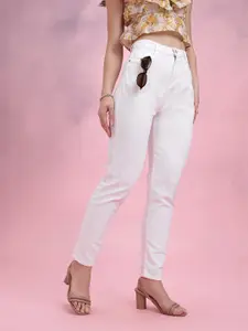 DressBerry Women Mid-Rise Stretchable Mom Fit Jeans