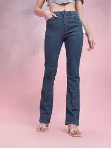 DressBerry Women Boot Cut Mid-Rise Stretchable Jeans