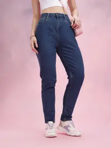 DressBerry Women Mid-Rise Stretchable Mom Fit Jeans