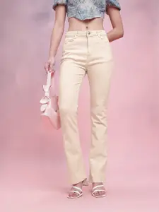 DressBerry Women Boot Cut Mid-Rise Stretchable Jeans