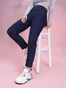 DressBerry Women High-Rise Stretchable Mom Fit Jeans