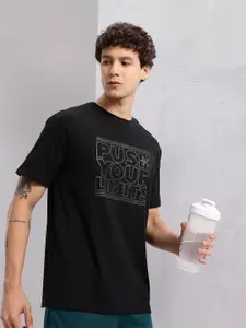 HRX by Hrithik Roshan Typography Printed Regular Fit Training T-shirt
