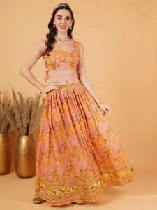 KALINI Printed Ready to Wear Lehenga &