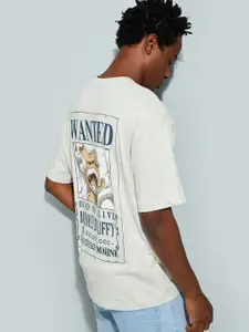 MAX URB_N Men Oversized One Piece Printed T-shirt