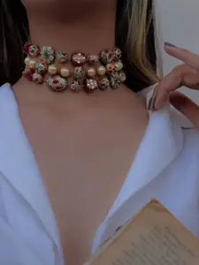 Binnis Wardrobe Gold-Plated Beaded Necklace