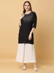 KALINI Women Floral Printed Pure Cotton Kurti