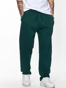 Snitch Men Relaxed-Fit Pure Cotton Track Pants