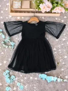 Bella Moda Girls Embellished Fit & Flare Dress