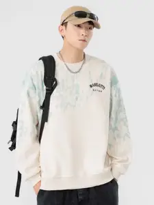 HERE&NOW Men Printed Sweatshirt