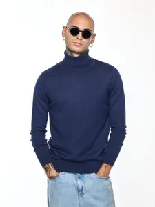 Snitch Men Turtle Neck Pullover Sweater