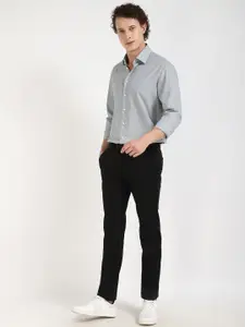 Calvin Klein Jeans Men Spread Collar Polka Dots Printed Cotton Casual Shirt