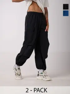 IZF Men Pack Of 2 Loose Fit Air Parachute Pants