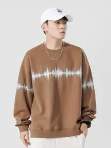 HERE&NOW Men Printed Sweatshirt