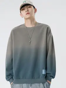 HERE&NOW Men Dual Tone Sweatshirt