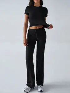 StyleCast Round Neck Top With Trouser
