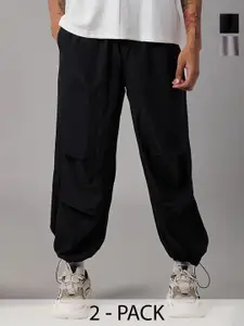 IZF Men Pack Of 2 Loose Fit Air Parachute Pants