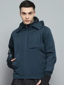 Monte Carlo Men Hooded Solid Casual Padded Lightweight Jacket