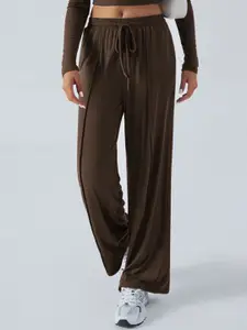 StyleCast Round Neck Crop Top With Trousers