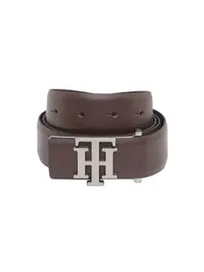 Tommy Hilfiger Men Leather Push Pin Parham Casual 80Cm Belt