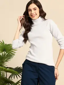 Mast & Harbour Ribbed Turtle Neck Pullover