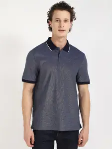 Calvin Klein Jeans Men Solid Polo Collar Cotton T-shirt