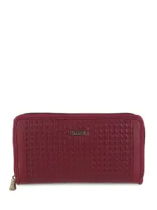 Mochi Women Textured Zip Around Wallet