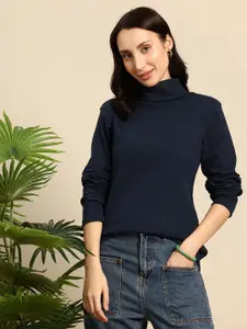 Mast & Harbour Ribbed Turtle Neck Pullover