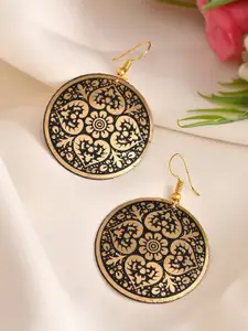 Silvermerc Designs Floral Pattern Drop Earrings