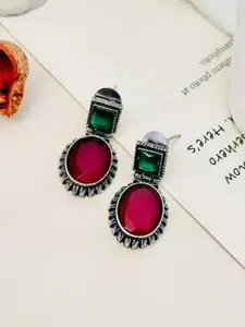 ABDESIGNS Silver Plating Spherical Shaped Studs Earrings