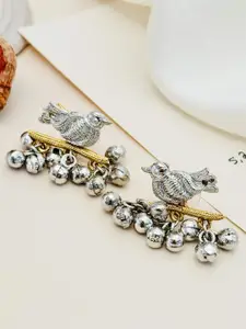 ABDESIGNS Silver Plating Birds Shaped Studs Earrings