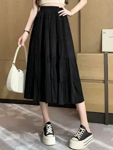 StyleCast Women Knee Length Flared Skirt