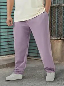 Bewakoof Heavy Duty Men Plus Size 1.0 Oversized Purple Joggers Track Pant