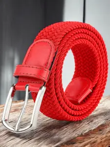 Provogue Men Braided Wide Belt
