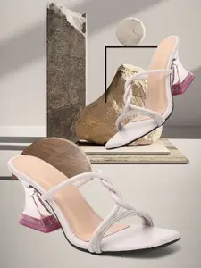 madam glorious Women Embellished Stiletto Sandals