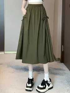 StyleCast Women Knee Length Flared Skirts