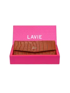 Lavie Women Animal Textured Two Fold Wallet
