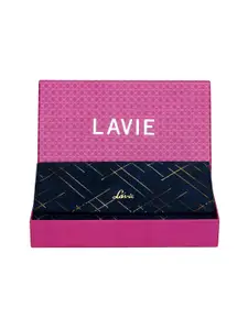 Lavie Women Textured Embellished Two Fold Wallet