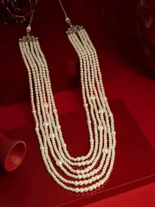 AMI Gold-Plated Pearls Necklace