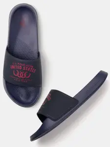 U.S. Polo Assn. Men Printed Sliders Flip Flops
