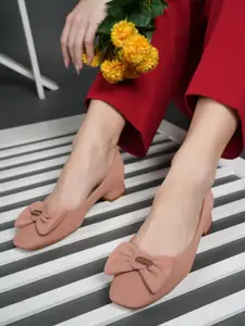 Lavie Women Block Heel Pumps with Bows