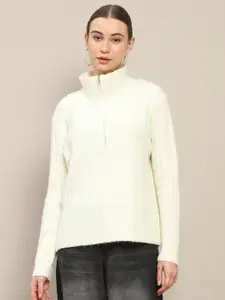 Madame Women Turtle Neck Pullover Sweaters