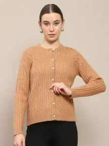 Madame Women Cable Knit Cardigan Sweaters