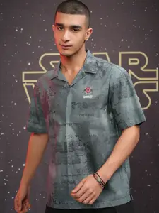 HIGHLANDER Men Star Wars Printed Relaxed Fit Casual Shirt
