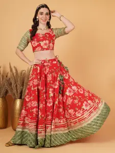 COTLAND FASHION Printed Ready to Wear Lehenga & Blouse With Dupatta