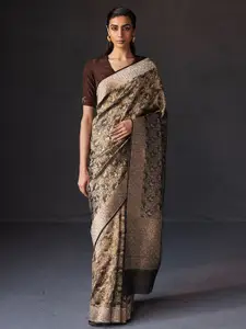 KALINI Woven Design Zari Banarasi Saree